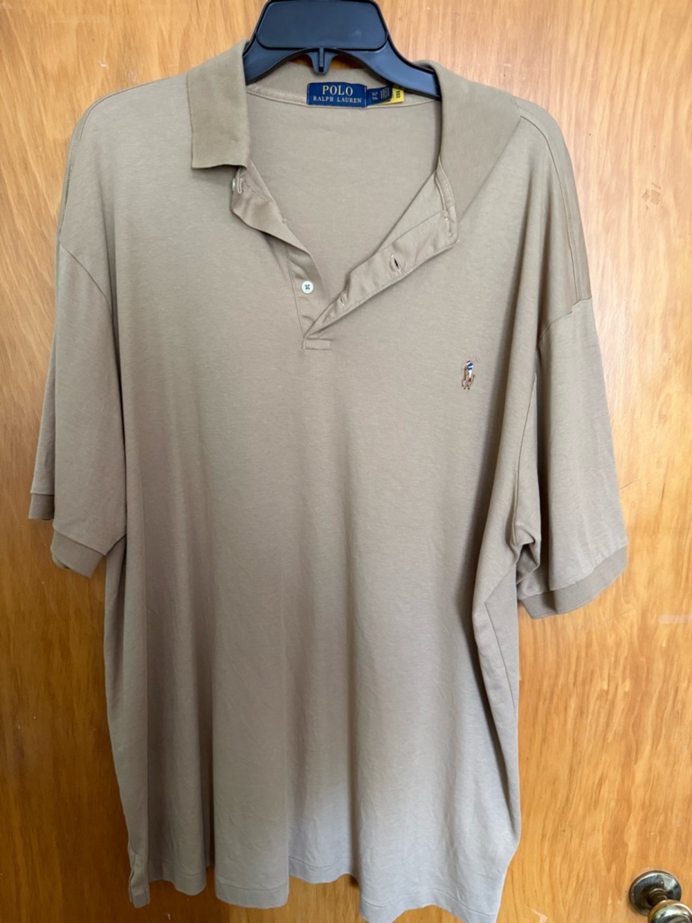 Polo by Ralph Lauren Beige/Tan Short Sleeve Polo Shirt